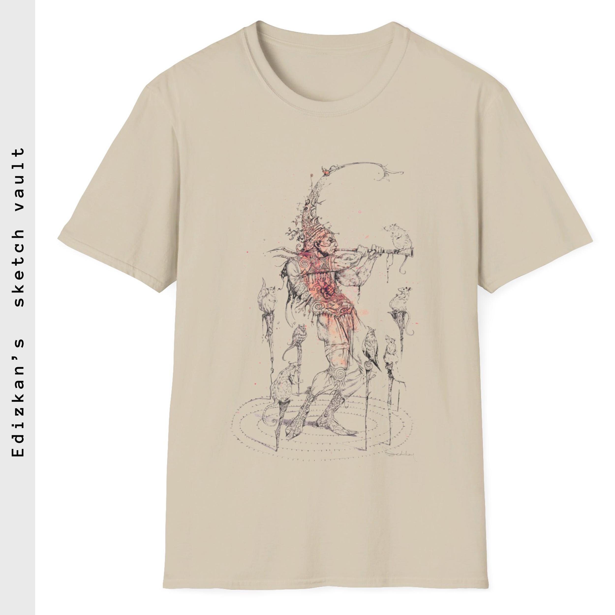 Ferhat Edizkan Hemiphaga T-shirt: Musical Fantasy Art Design