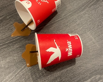 Fake Wawa Coffee Spill Cup, Prop, Display, Gag