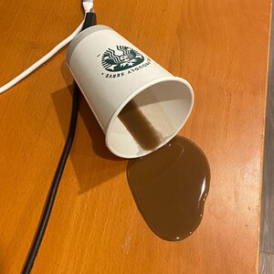 Fake Coffee Spill Cup Prop, Display, Gag - Etsy