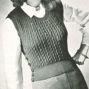 Vintage Ladies One-piece Sleeveless Jumper 36 Bust - Etsy UK