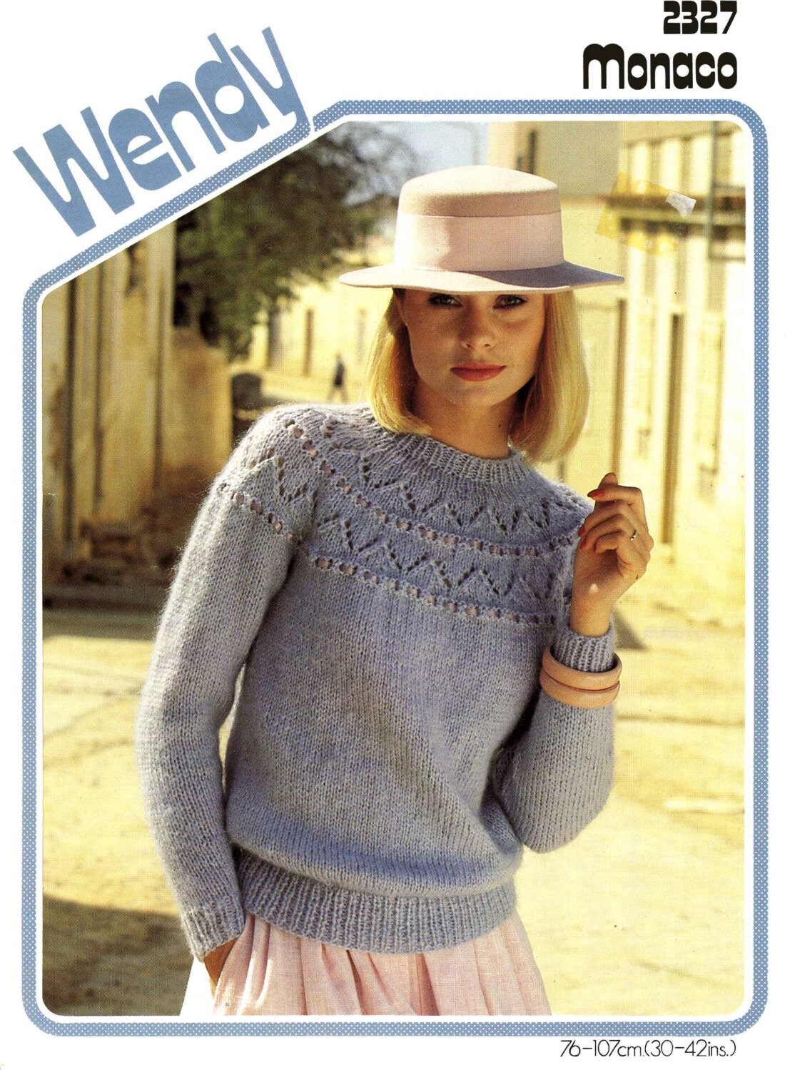 Vintage Embroidered Sweater-Bust 42