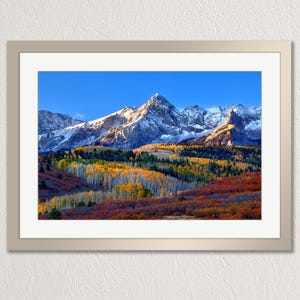 San Juan Mountains in Autumn, Dallas Divide near Ridgway Colorado, photo print