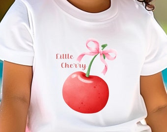 Little Cherry Toddler T-Shirt, Fruit Birthday Tee