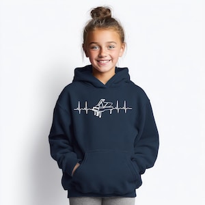 Youth Pianist Hoodie, Piano Player Gift, Kids Shirt, Music Student Outfit, Classical Music Lover, Birthday or Christmas for Teen Musicians