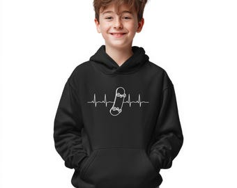 Youth Skateboard Hoodie: Kids' Skater Pullover Sweatshirt