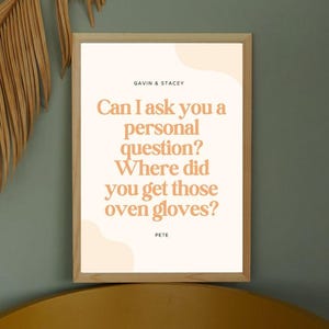 Gavin and Stacey Wall Art (Printable)