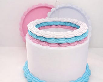 Interchangeable Cake Prop STL | 3D Printable Cake Display Stand | Cake Smash Photo Prop | Digital Download | Party Decor
