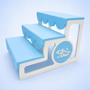 Scalloped 3 Tier Display Riser | Bakery Display Stand | Dessert Table Riser | Custom Logo Display | 3D Printed Event Display | Vendor Booth
