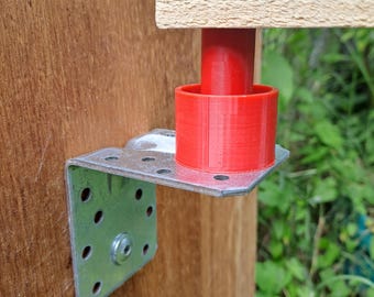 Mite trap: Protection in the chicken coop against red mites • Mite barrier pole