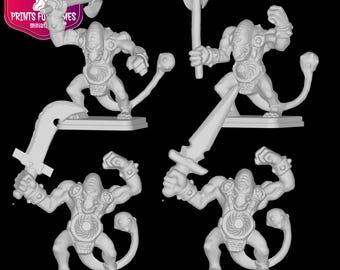 Classic and new FIMIR figures for HeroQuest made of resin