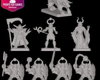 New CHAOS KNIGHTS & WITCHLORD resin figures for HeroQuest