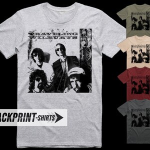 T-shirt Traveling Wilburys Coton 100% - Neuf Avec étiquettes - Tailles S à 5XL