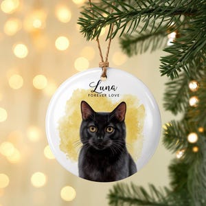 Personalized Pet Ornament Using Pet&#39;s Photo, Custom Ornament Pet Christmas, Personalized Dog Ornament, Custom Dog Ornament, Christmas Gift