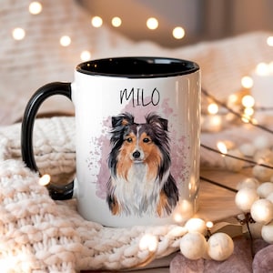 Personalized Pet Mugs, Custom Pet Mug Using Pet Photo Name, Custom Dog Mug, Dog Coffee Cup, Dog Mom Mug, Personalized Cat Dad Mug