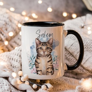 Personalized Pet Mugs, Custom Pet Mug Using Pet Photo Name, Custom Dog Mug, Personalized Cat Dad Mug, New Dog Mug, Dog Coffee Cup