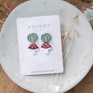 Mini fall stud pack, Halloween stud pack, polymer clay earrings, clay earrings, clay studs, fall clay studs, pumpkin studs