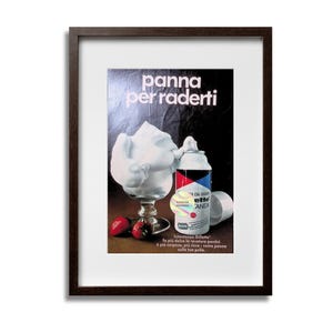 Manifesto pubblicitario anni '60 Gillette Schiuma da barba Ritaglio di rivista originale 25x17 cm Arte murale vintage Regalo da collezione