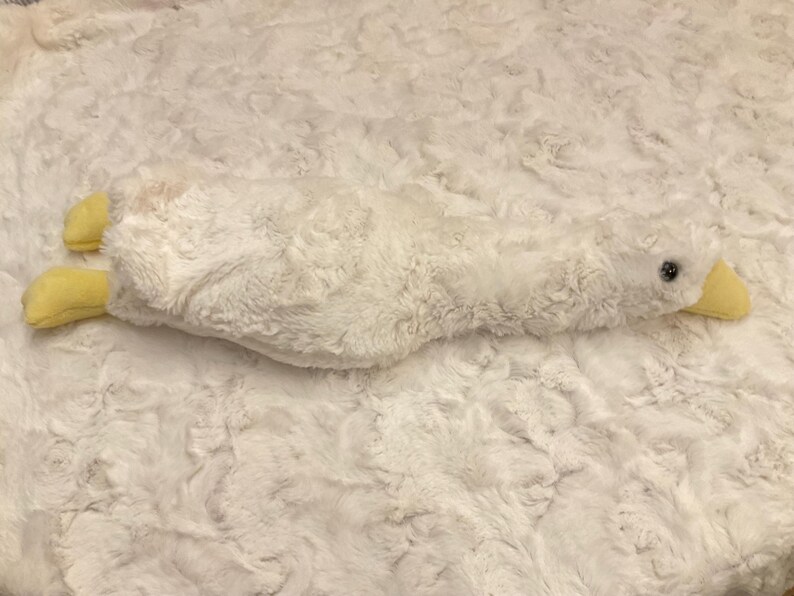 Cute Very Soft Weighted Duck That Can Be Microwaved Etsy