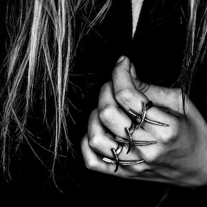 DWO: Scythe ring, sterling silver statement ring Joanna Szkiela x Ovate image 4