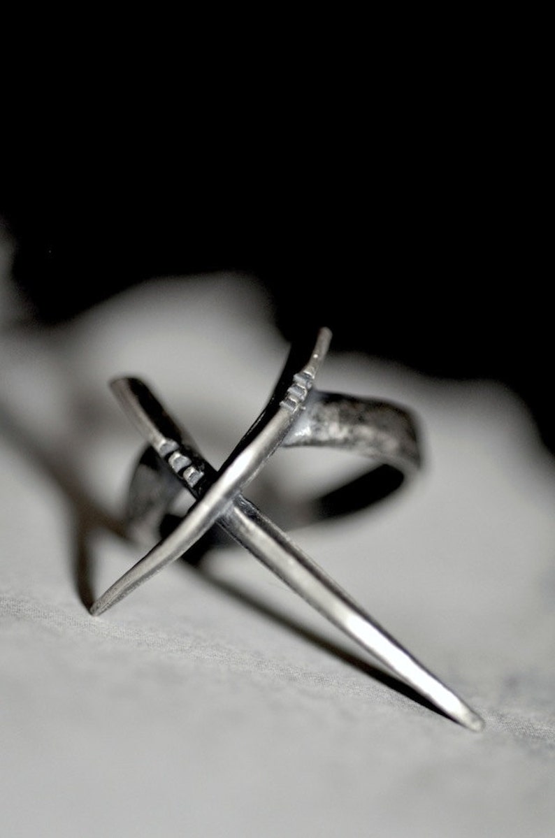 DWO: Scythe ring, sterling silver statement ring Joanna Szkiela x Ovate image 1