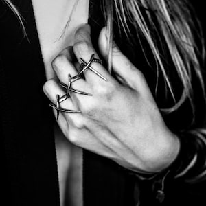 DWO: Scythe ring, sterling silver statement ring Joanna Szkiela x Ovate image 3