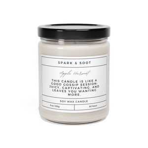 Apple Harvest Scented Soy Candle, 9oz