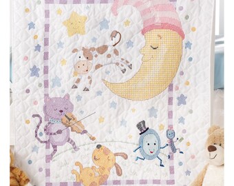 Hey Diddle Diddle Baby Quilt Photography Prop