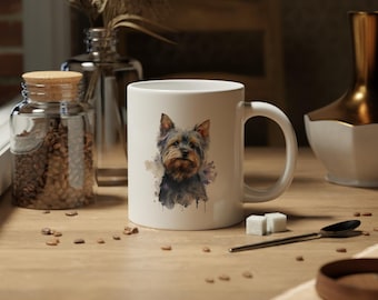 Watercolor Yorkshire Terrier 1 Jumbo Mug, 20oz