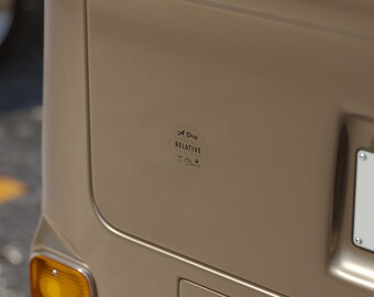 A Dog Is The Only Relative You Get To Choose Transparent Outdoor Stickers