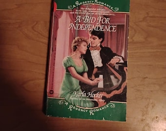 A Bid For Independence, by Karla Hocker, Vintage Book