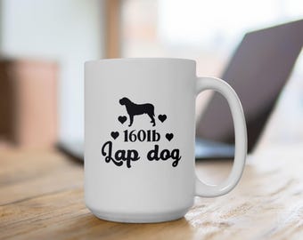 160 Pound Lap Dog Mug, 15oz
