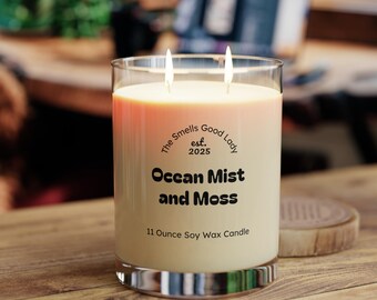 Ocean Mist And Moss Scented Candle, 11oz