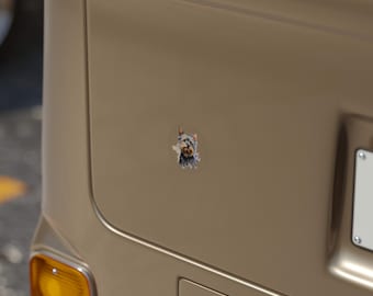 Watercolor Yorkshire Terrier 1 Transparent Outdoor Stickers
