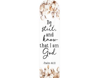 Be Still And Know That I Am God Psalm 46:10 Christian Bookmark