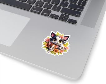 Cute 3D Dogs 3 Kiss-Cut Stickers