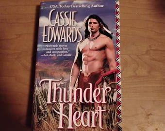 Thunder Heart by Cassie Edwards, Vintage Book