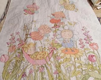 Flower Fairies Baby Quilt
