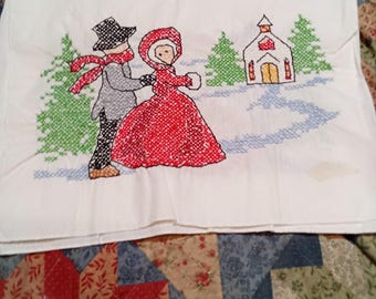 Walking To The Church Table Runner