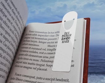 Dog Mother Wine Lover Bookmark