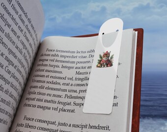 Tabby Cat In Winter Clothing Bookmark