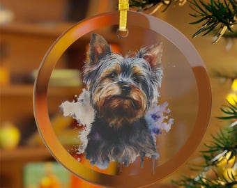 Round Glass Ornament, Personalized By You (Graphic Only)
