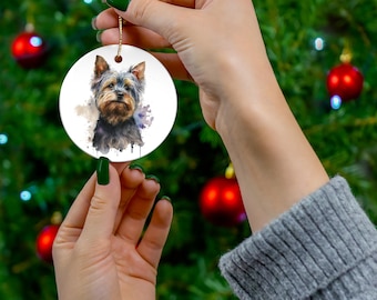 Yorkshire Terrier 1 Ceramic Ornament