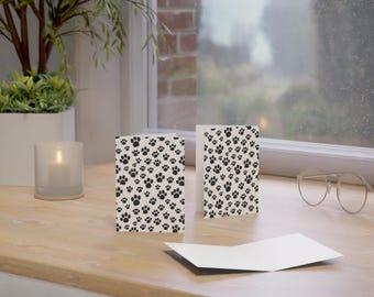 Pawprints Greeting Cards