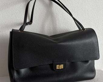 Soft Leather Shoulder Bags, Genuine Cow Leather Tote Bag, Slouchy Style Leather Handbags