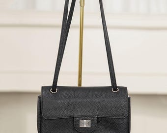 Slouchy Leather Shoulder Bags, Genuine Cow Leather Tote Bag, Soft Leather Handbags