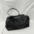 Soft Leather Top Handle Bag, Classic Minimal Tote Bags, Large Leather Tote product logo