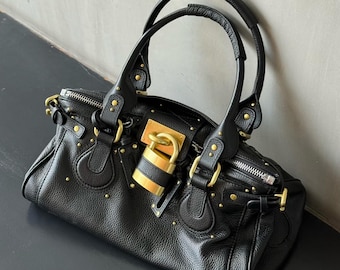 Leather Top Handle Bag, Retro Style Tote Bag, Y2K Handbags, Genuine Leather Purse