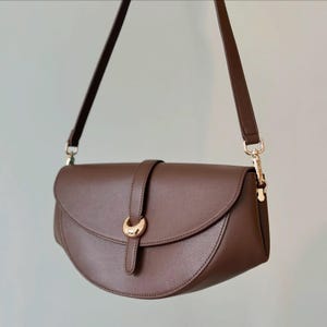 Damen Leder Umhängetasche, Trendy Design Umhängetasche, Kuh Split Leder Handtasche