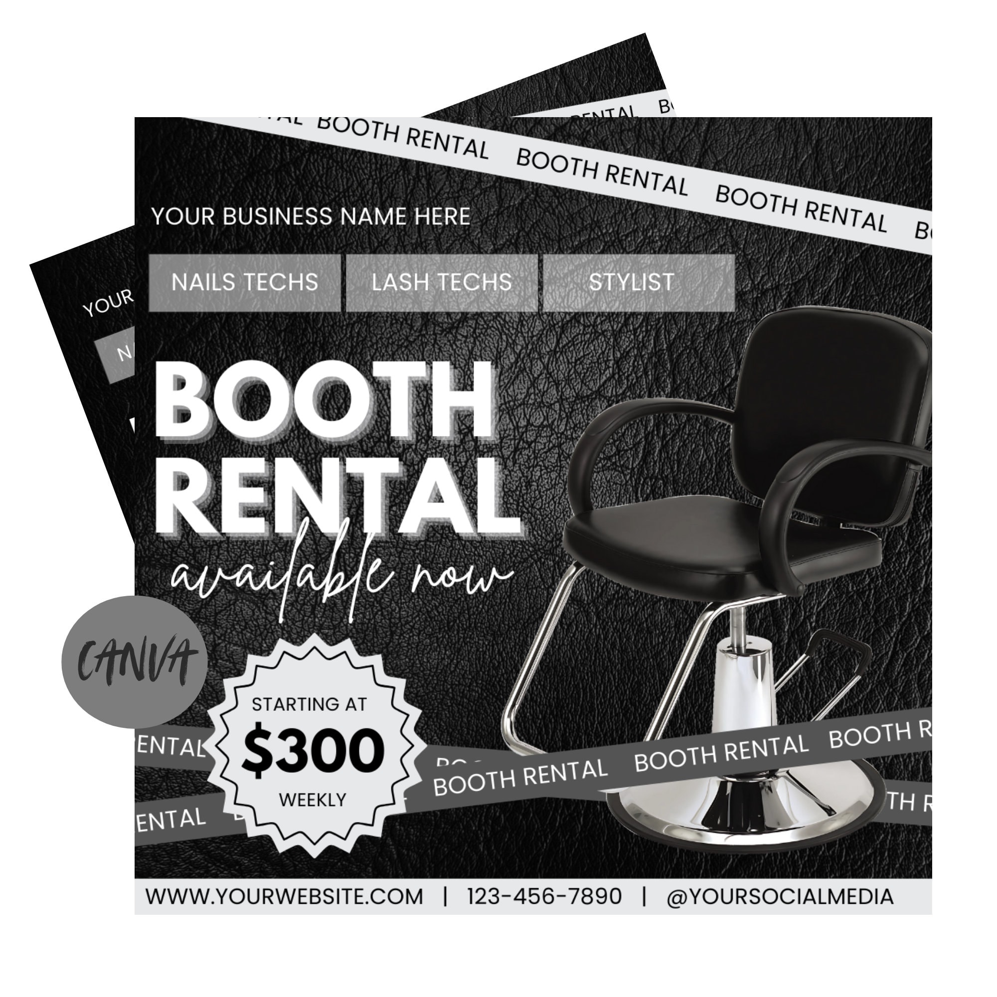 Salon Booth Rental Available