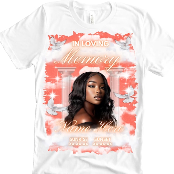 In Loving Memory Template for Shirts in Loving Memory of T Shirt